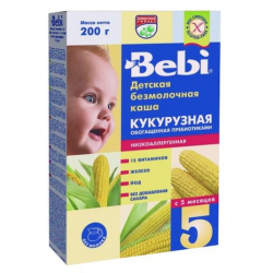 Отзыв о Каша безмолочная кукурузная Bebi