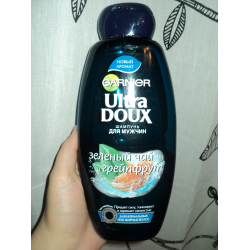 Отзыв о Шампунь для мужчин Garnier Ultra Doux Зеленый чай и грейпфрут