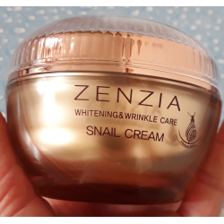 Отзыв о Крем для лица ZENZIA Whitening&wrinkle care SNAIL CREAM с экстрактом улитки