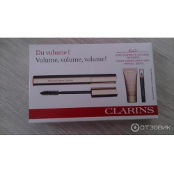 Отзыв о Набор средств для макияжа глаз Clarins "Volume, volume, volume"