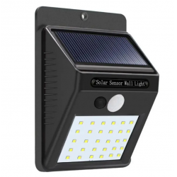 Отзыв о Светодиодный уличный светильник с датчиком движения и солнечной батареей Solar power led wall light