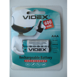 Отзыв о Аккумуляторы Videx HR03 Ni-Mh 600 mAh