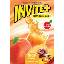 Отзыв о Растворимый напиток Invite+ "Персик"