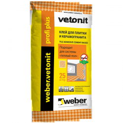 Отзыв о Плиточный клей Weber Vetonit Profi Plus