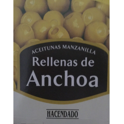 Отзыв о Оливки Hacendado "Rellenas de anchoa"