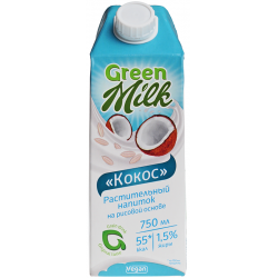 Отзыв о Растительный напиток Green Milk "Кокос" на рисовой основе