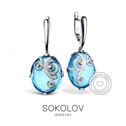 Отзыв о Серьги серебряные Sokolov Jewelry