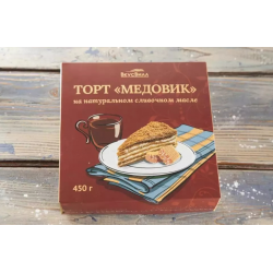 Отзыв о Торт ВкусВилл "Медовик" на натуральном сливочном масле