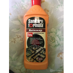 Отзывы о Средство для чистки кухонных плит Sanitary formula "Антижир"