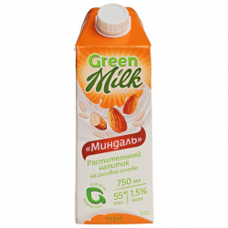 Отзывы о Растительный напиток Green milk "Миндаль"