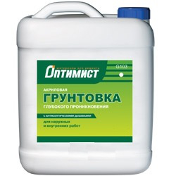 Отзыв о Акриловая грунтовка "Оптимист" глубокого проникновения с ...