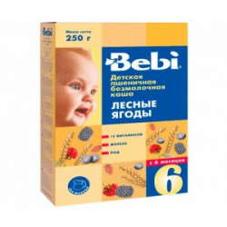 Bebi каша безмолочная овсяная с лесными ягодами