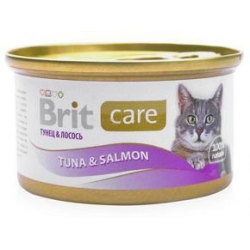 Отзыв о Влажный корм для кошек с тунцом и лососем Brit Care Tuna & Salmon