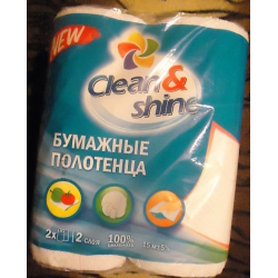 Отзыв о Бумажные полотенца Clean&shine