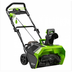 Отзыв о Снегоуборочная машина аккумуляторная Greenworks GD40SB