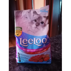 Отзыв о Сухой корм для кошек Радуга LeeLoo с говядиной