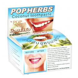 popherbs coconut toothpaste