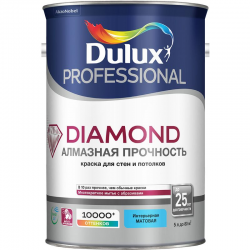 Отзыв о Краска для стен и потолков Dulux Professional Diamond Алмазная прочность