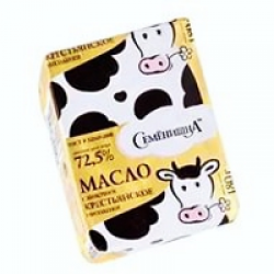Отзыв о Масло сливочное Саянмолоко "Семенишна" 72,5% | На вкус и запах ...