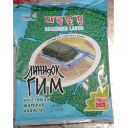 Морская капуста Seasoned Laver Корея Хрустящая ЛИНИяОК ГИМ - "Красивая, зелёная,
