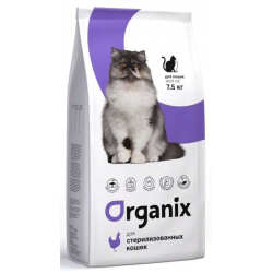 Отзыв о Корм для стерилизованных кошек с курицей Organix Cat sterilized ...