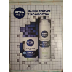 Отзыв о Набор пена для бритья и лосьон после бритья Nivea for Men