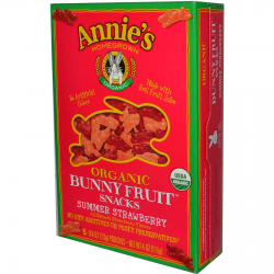 Отзыв о Желейный мармелад со вкусом клубники Annie's Homegrown "Organic Bunny Fruit Snacks"