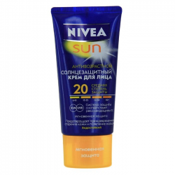 Отзыв о Антивозрастной солнцезащитный крем для лица Nivea Sun SPF 20