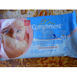 Отзыв о Влажные салфетки Compliment Baby Comfort