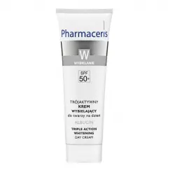 Отзыв о Осветляющий дневной крем для лица Pharmaceris W SPF50+ Albucin