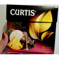 Отзыв о Чай Curtis Exotic Coctail черный листовой с добавками в пирамидках