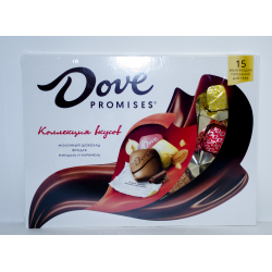 Шоколад DOVE молочный цельный фундук 90г 462