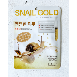 Отзыв о Тканевая маска для лица Snail Gold Dabo с экстрактом улитки