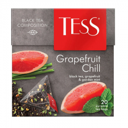 Отзыв о Чай черный Tess Grapefruit Chill с ароматом грейпфрута и мяты