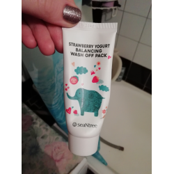 Отзыв о Маска для лица Seantree Strawberry Yogurt Balancing wash off pack