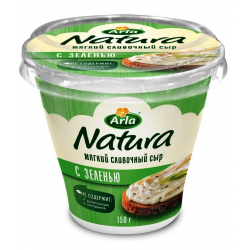 Отзыв о Сыр мягкий сливочный Arla Natura с зеленью