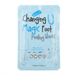 Отзыв о Носочки для педикюра Tony Moly Changing U magic foot peeling shoes