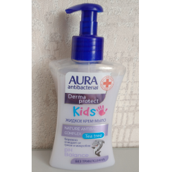 Отзыв о Жидкое крем-мыло Aura Antibacterial Kids