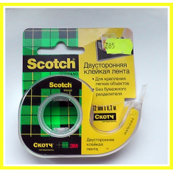 Отзыв о Двусторонняя клейкая лента Scotch 3M