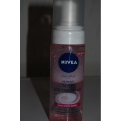 Отзыв о Нежный мусс для умывания Nivea Aqua Effect для сухой кожи