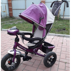 Отзывы о Детский трехколесный велосипед Faster Trike с ручкой