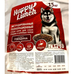 Отзыв о Корм сухой для собак Happy Lunch | Корм отравлен!