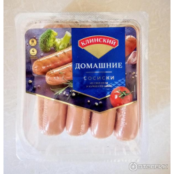 Отзыв о Сосиски Клинский мясокомбинат Домашние