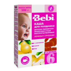 Отзыв о Детская пшеничная молочная сухая каша для полдника Bebi