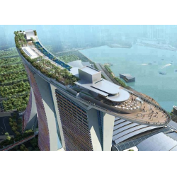 Самый дорогой в мире отель Marina Bay Sands Hotel открылся для гостей