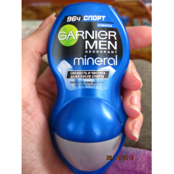 Отзыв о Дезодорант-антиперспирант Garnier Mineral Men 96H Sport