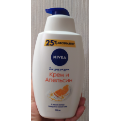 Отзыв о Гель-уход для душа Nivea "Крем и апельсин"