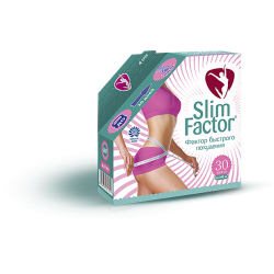 Slim Factor - Элитные капсулы для снижения веса, 30 капсул (арт