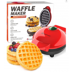 Почему вафельница прилипает. Вафельница Mini maker Waffle. Электровафельница ISOTTCOM Waffle maker. Вафельница круглая для толстых вафель. Вафельница круглая для тонких вафель.