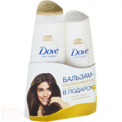 Отзыв о Шампунь и бальзам-ополаскиватель Dove Hair Therapy Питающий уход